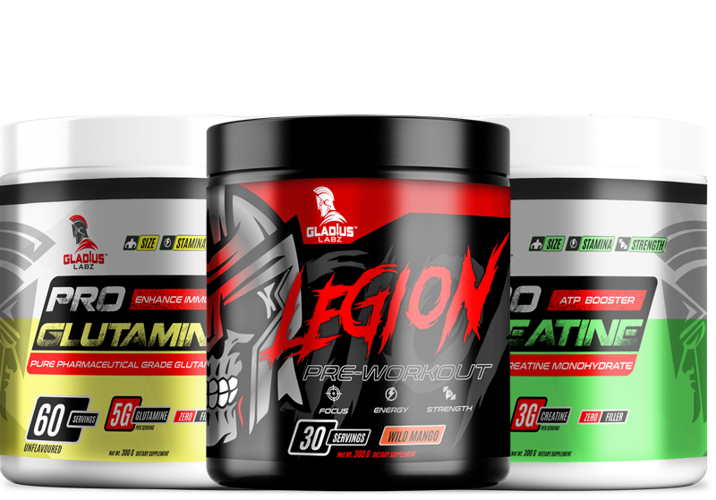Pro Glutamine, Legion and Pro Creatine